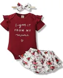 Newborn Infant Baby Girl Clothes Romper Shorts Set Floral Summer Outfits Cute Baby Clothes Girl 90cm