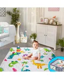 Tiny Steps 2-in-1 Baby Activity Walker, Foldable Baby Walker with Wheels, Seated and Walk-Behind Baby Push Walker, Baby Walker for boys, Baby Walker for Girls, Toddler Walker Bubbles