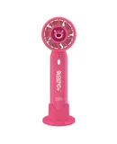 Disney handheld fan mini USB fan silent high wind power small fan long battery life-red