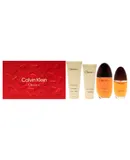 Obsession by Calvin Klein for Women - 4 Pc Gift Set 3.3oz Eau de Parfum , 0.5oz Eau de Parfum , 3.4oz Shower Gel, 6.7oz Body Lotion