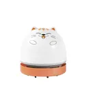 Mini Desktop Vacuum Cleaner Cute Portable Table Dust Sweeper Cartoon Vacuum Battery Operated for Cleaning Dust Crumbs Hairs Scraps for Keyboard Home Office School Car Kids Gifts