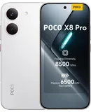XIAOMI Poco X8 PRO 5G Ai (Compatible with Tmobile Mint Tello & Global) (512GB + 12GB) 6.59" 50MP Gamers Phone NFC Dual sim Unlocked Model 2511FPC34G Liberado (White)