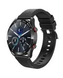 Bluetooth call smart watch ECG+PPG business I9 men's watch with waterproof strap-Black