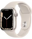 Apple Watch Series 7  (GPS only  41mm) Smart Watch  Starlight Aluminum Case with Starlight Sport Band - Good Refurbished