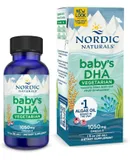 Nordic Naturals Baby’s DHA Vegetarian, Unflavored - 1050 mg Plant-Based Omega-3-1 oz - Supports Brain & Vision Development in Babies - Non-GMO, Vegan - 15 Servings