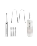 Complete Oral Care Bundle: Rechargeable Toothbrush, Water Flosser & Tongue Scraper