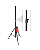 5 Core Speaker Stand Tripod Tall Air Assist Lowering Adjustable Heavy Duty Floor Stands - 1PC