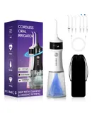Abrite/Luxury Dental Oral Irrigator IPX7 Portable Water Flosser,1800mAh,335ml-Pearl White(New)