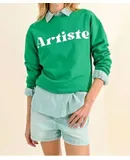 Lili Sidonio Artiste Sweatshirt In Green