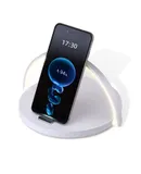 10W wireless charger, wireless charging desk lamp rainbow phone holder touch night light