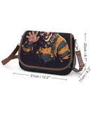 Psychedelic Clown Joker Vintage Crossbody Bag for Women Medium Leather Hobo Bags Shoulder Bag Classic City Leather Satchels