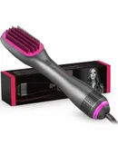 Multi-functional three-in-one hot air comb dual use hair comb straight hair comb negative ion electric hair dryer