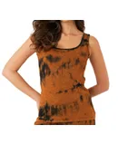 French Kyss Marble Wash Tank In Spice