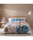 Bebejan Maia Blue 100% Cotton 5-Piece Reversible Comforter Set