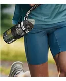 Bottled Joy  Water Bottle, 28oz Water Bottle Flip-top Lid and Handle Strap,  Water Bottle with Straw, Leakproof BPA Free Sports Water Bottle for Outdoor Indoor Sports Toys Gift (Grey)