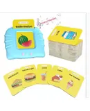Children's enlightenment early education intelligent card learning machine puzzle English card machine baby card 224WordsinTotal(12 different kinds of card)
