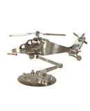 KANGQL Helicopter Model, WZ-10 Helicopter Model Stainless Steel Metal Handmade Crafts Office Car Desktop Ornament for Home School Study Room