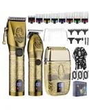 Professional Hair Clippers for Men & Electric Shavers Razor & Beard Trimmer Hair Trimmer for Men Haircut,3 in 1 Cordless Men's Hair Cutting Kit Barber Clippers and Trimmers Set