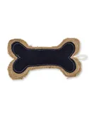 Sustainable Jean Leather-Jute Bone Pillow Dog Chew Toy