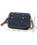 Flying Paper Planes Vintage Crossbody Bag for Women Medium Leather Hobo Bags Shoulder Bag Classic City Leather Satchels