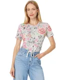 Johnny Was Women's The Janie Favorite Swing Tee, Azzie Flower Neo