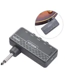 VITOOS ROCK Guitar Headphone Amplifier Amp 1/4 Inch Plug 3.5mm Headphone Jack & Aux In with Gain Tone Volume Contorls Built-in Rechargeable Battery