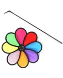 Kinder decoration 8 leaves colorful outside spinner