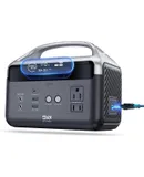 Portable Power Station 56000mAh, 179.2Wh LiFePO4 Battery Backup w/ 2 300W (Peak 600W) AC Outlets, 1.5hrs Fast Charging, Power Bank for Hurricane Emergency/Outdoor Camping/RVs/Home Use