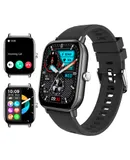 Smart Watch 2-inch Full-screen Touch Health Monitoring Sleep Monitor Watch IP67 Waterproof BT5.3 Call Built-in Mini Games Long Battery Life 100+ Multi-sport Modes Slim Body Men Women Health Monitor