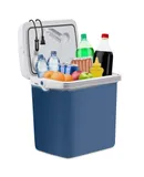 Ivation 25L Electric Cooler & Warmer Portable Car Fridge with Handle for Camping