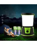 Emergency multifunctional super bright tent rechargeable camping light strong led outdoor camp lighting camping light-4D dry battery 2000 lumens COB lamp bead Green (with red light flashing) (without battery)