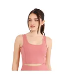 Juniors' and Women's Unlined Sports Top Activewear, Comfortable Soft Bra for Yoga, Walking, Sports