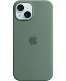 Apple - iPhone 15 Silicone Case with MagSafe - Cypress