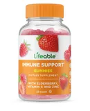Lifeable® Immune Support with Elderberry, Vitamin C and Zinc Gummies - 60 Gummies
