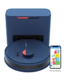 bObsweep - Dustin Wi-Fi Connected Self-Emptying Robot Vacuum and Mop - Navy-PET24-7-213