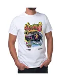 NASCAR Mens Classic Crew Tee - Jimmie Johnson - 3 White by DelSol for Men - 1 Pc T-Shirt (L)