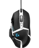Logitech G502 Hero High Performance Gaming Mouse Special Edition, Hero 25K Sensor, 25 600 DPI, RGB, Adjustable Weights, 11 Programmable Buttons, On-Board Memory, PC/Mac - Black/White