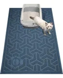 Cat Litter Mat, Litter Trapping Mat Soft on Kitty Paws, Large Litter Box Mat 60*90*0.7cm Scatter Control for Cat Litter, Waterproof and Extra Large Litter Box Carpet.