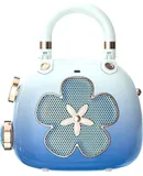 DOSS M66 Bluetooth speaker, cute and fashionable fine gift speaker, mini portable speaker with powerful sound, retro fashion design, cute speaker for room, desktop decoration