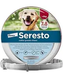 Large dog Necklace - 8kg above large dog flea-proof and anti-necklace dog necklace for 7 to 8 months of protection, reducing the risk of leishmaniasis - grey