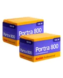 2x Kodak Professional Portra 800 Color Negative Film (35mm Roll Film, 36 Exposures)