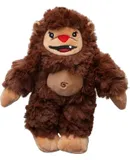 Young Billy Big Foot with Repair Patch Soft Plush Dog Toy with Squeaker & Crinkle Sounds Durable Playtime Toy for Small to Medium Dogs