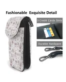 Rural Landscape Pu Leather Crossbody Phone Bag Card Slots Flip Phone Purse With Adjustable Strap 7.6x4.9inch
