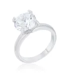 Hanna 4.4ct CZ Classic Solitaire Ring