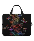 Group Butterflies Laptop Bag Women Man 10 12 13 15 17 Inch Office Notebook Travel Computer Handbag Waterproof Bag Notebook Cover