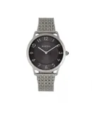 Bertha Abby Swiss Bracelet Watch - Silver/Black