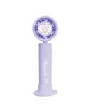 Kuromi series handheld fan elementary school students summer electric USB rechargeable turbo hand hanging portable generation of hair-Light purple Kulomir