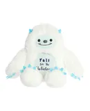 Aurora® Festive JUST SAYIN'™ 23cm Yeti For The Holidays™ White Stuffed Animal