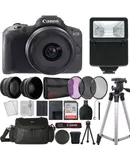 Canon EOS R100 Mirrorless Camera with RF-S 18-45 Lens Professional Accessory Kit
