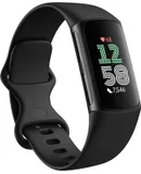 Fitness Tracker with Google apps, Heart Rate on Exercise Equipment, 6-Months Premium Membership Included, GPS, Health Tools and More, Obsidian/Black, One Size (S & L Bands Included)